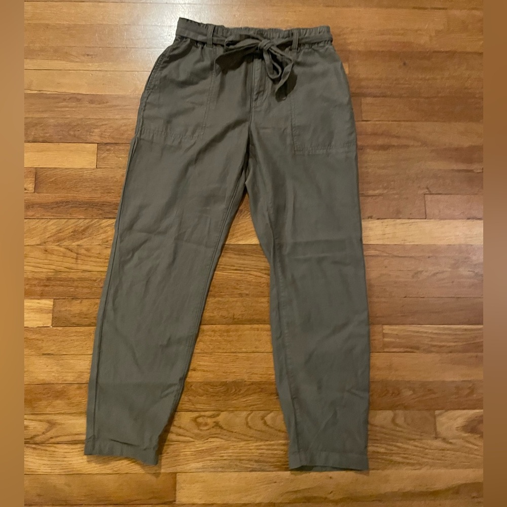 NWOT - Sanctuary, Olive Green, Tie Waist Trouser - sz 27